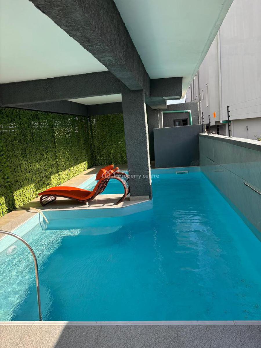 Fully Serviced 2 Bedroom Apartment with Elevator & Pool, Lekki Phase 1, Lekki, Lagos, Flat / Apartment for Rent