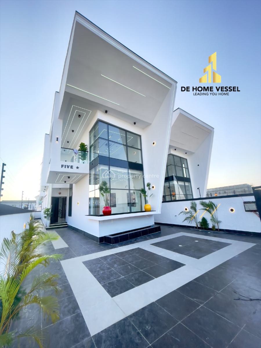 Luxuriously Perched 5 Bedroom Smart Home with Cinema, Home Office, Gym, Ajah, Lagos, Detached Duplex for Sale