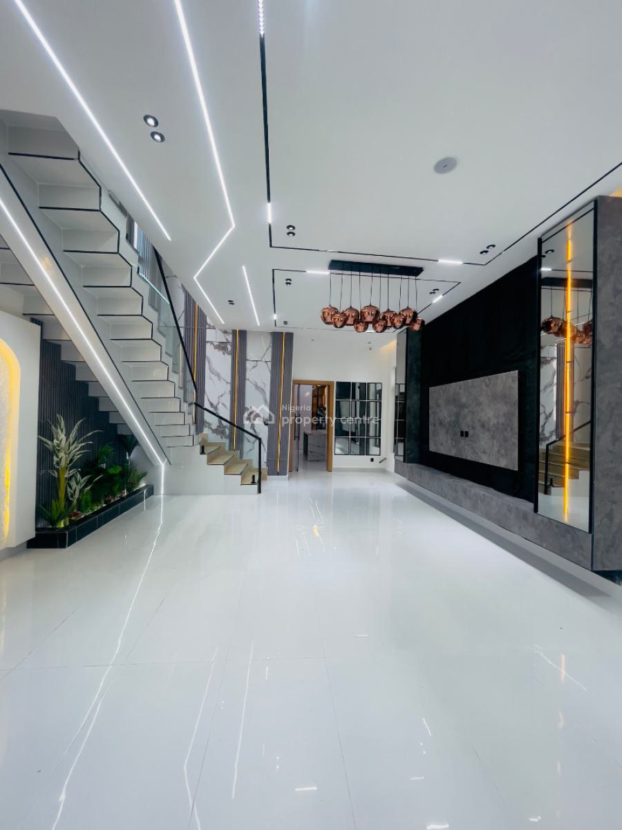 Luxuriously Perched 5 Bedroom Smart Home with Cinema, Home Office, Gym, Ajah, Lagos, Detached Duplex for Sale