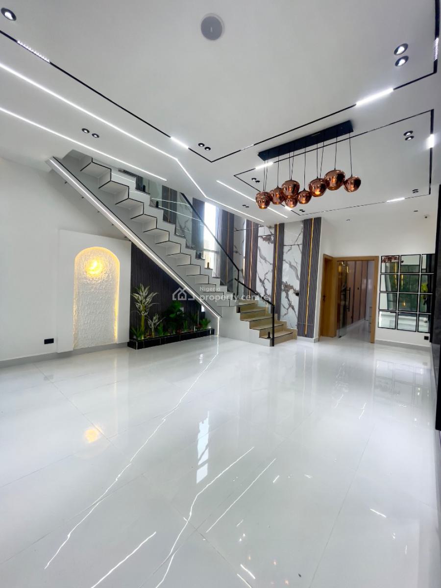 Luxuriously Perched 5 Bedroom Smart Home with Cinema, Home Office, Gym, Ajah, Lagos, Detached Duplex for Sale