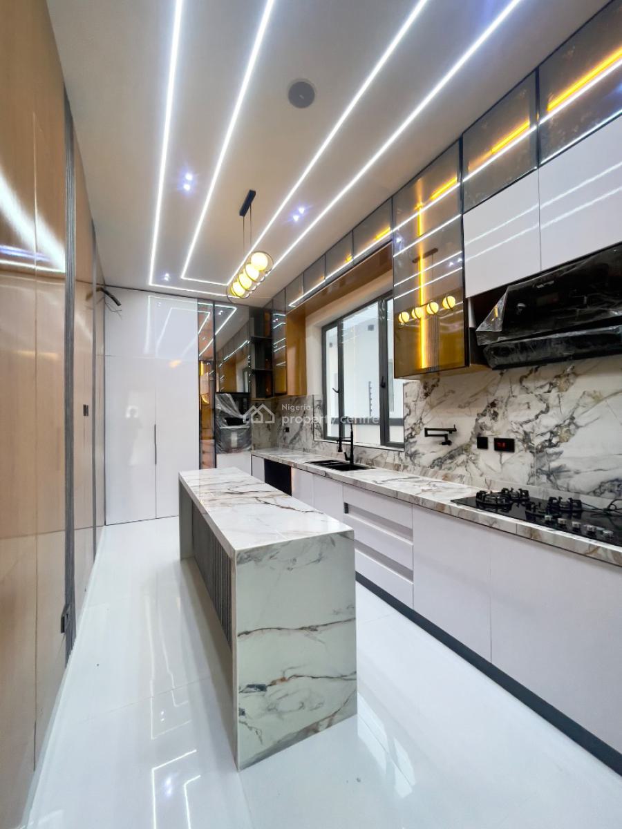 Luxuriously Perched 5 Bedroom Smart Home with Cinema, Home Office, Gym, Ajah, Lagos, Detached Duplex for Sale