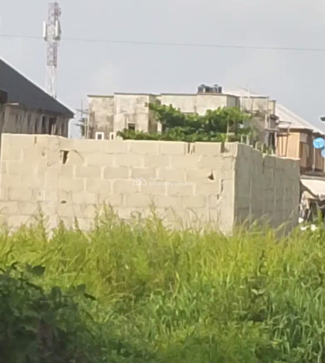 a Five Feet Hight Fence Land, Lekki Scheme 2, Ajah, Lagos, Residential Land for Sale