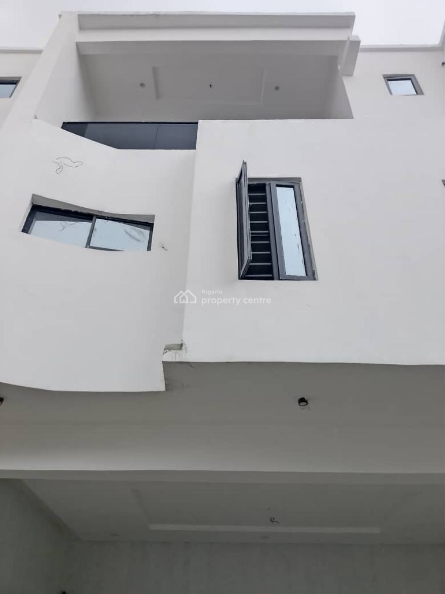 Brand Newly Built Luxury 4 Bedrooms Terrace Duplex with 1-room Bq, Spg Road, Ologolo, Lekki, Lagos, Terraced Duplex for Rent