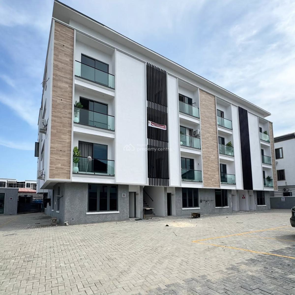 Fully Serviced  2  Bedroom Apartment, Chevron Toll Gate, Lekki, Lagos, Block of Flats for Sale