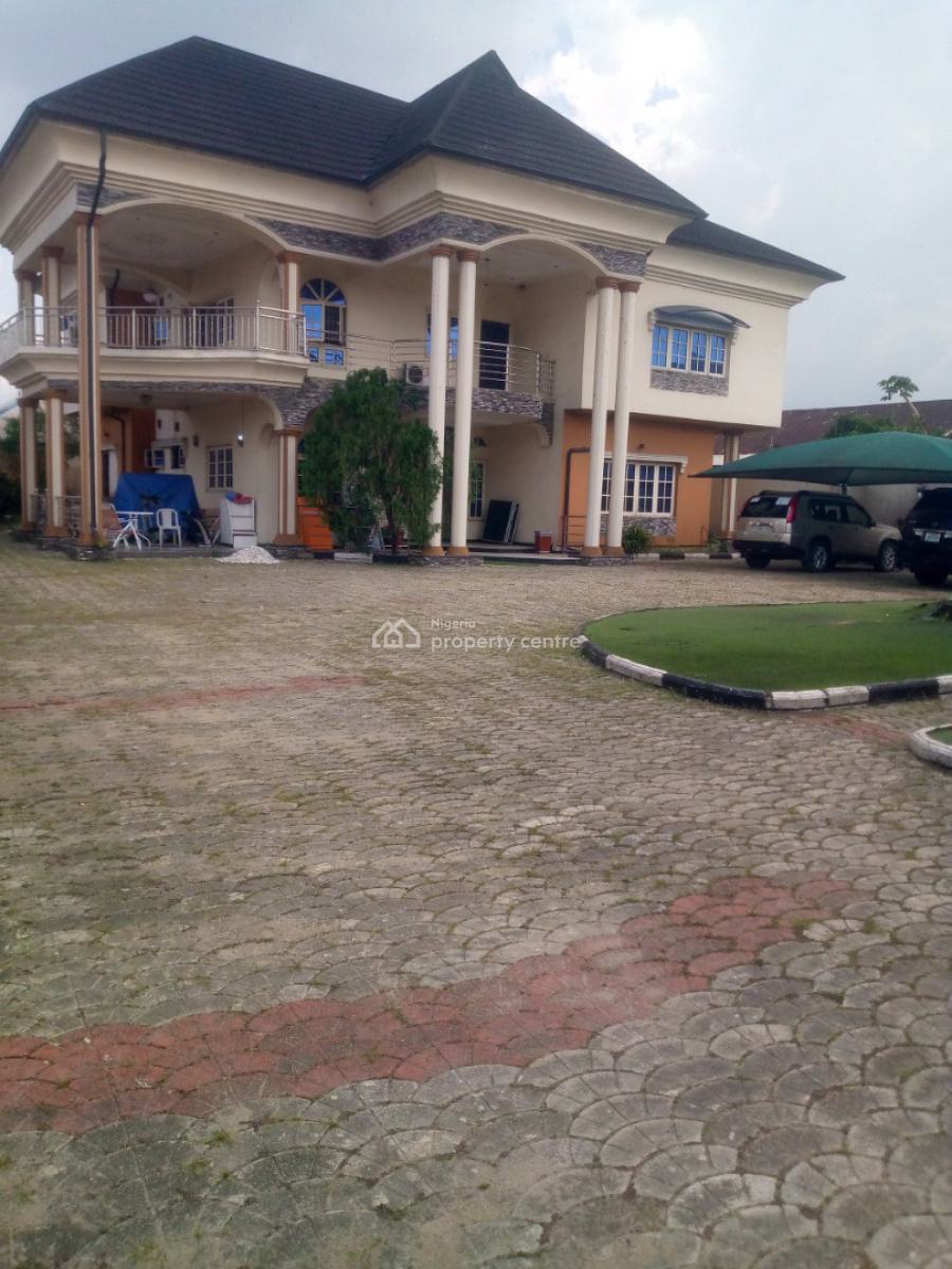 Massive 6 Bedroom Duplex with Modern Facilities and 2 Rooms Boys Quarters, Off Nkpolu Junction, Rumuagholu, Rumuahalu, Port Harcourt, Rivers, Detached Duplex for Rent