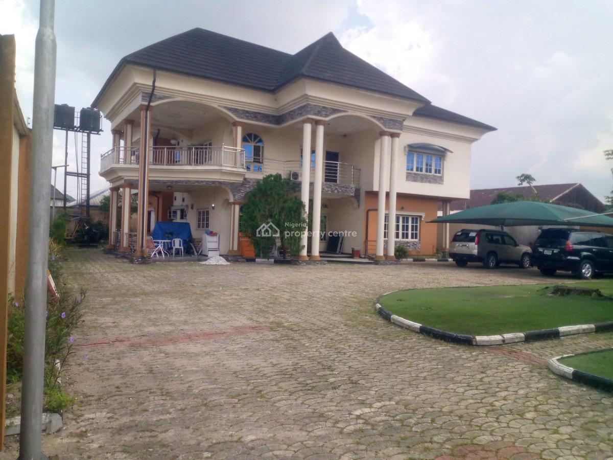 Massive 6 Bedroom Duplex with Modern Facilities and 2 Rooms Boys Quarters, Off Nkpolu Junction, Rumuagholu, Rumuahalu, Port Harcourt, Rivers, Detached Duplex for Rent