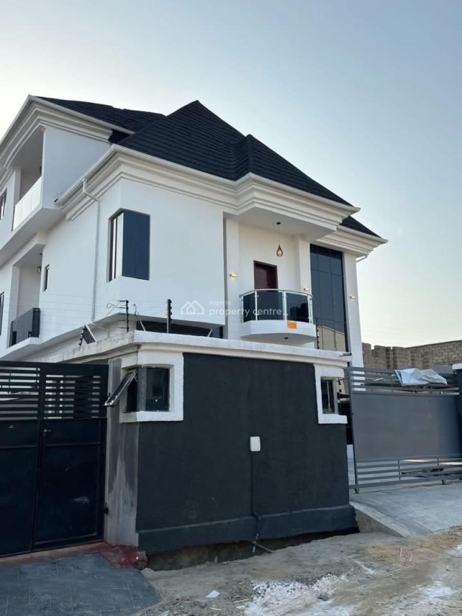 Contemporary 5 Bedroom Duplex + Pool + Gym, Sunshine Estate, Sangotedo, Ajah, Lagos, Detached Duplex for Sale