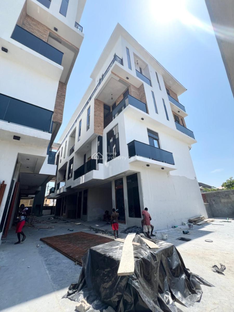 Luxury 4 Bedroom Terrace Duplex in a Secure Estate, Chevron, Lekki, Lagos, Terraced Duplex for Sale
