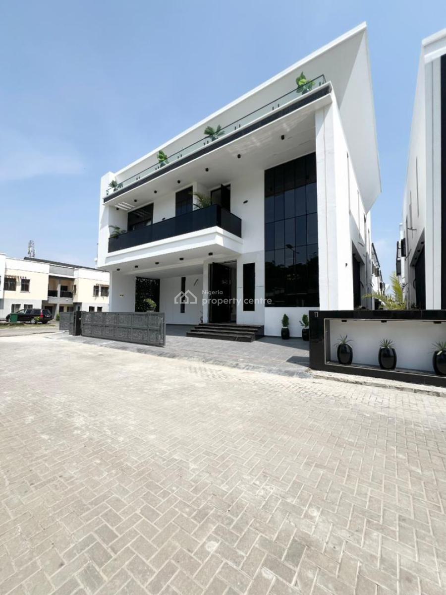 5 Bedrooms Fully-detached Duplex with Bq, Chevron, Lekki, Lagos, Detached Duplex for Sale