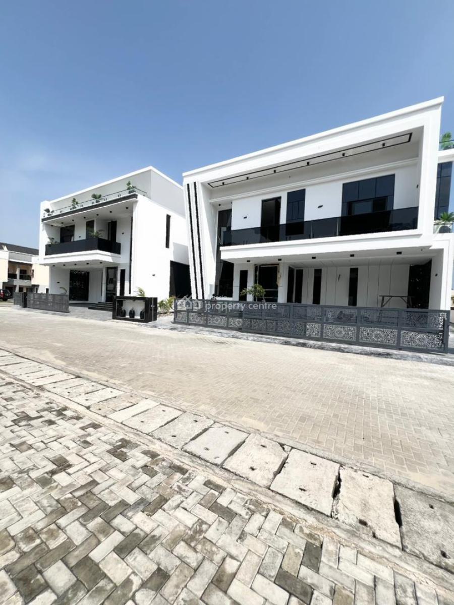 5 Bedrooms Fully-detached Duplex with Bq, Chevron, Lekki, Lagos, Detached Duplex for Sale
