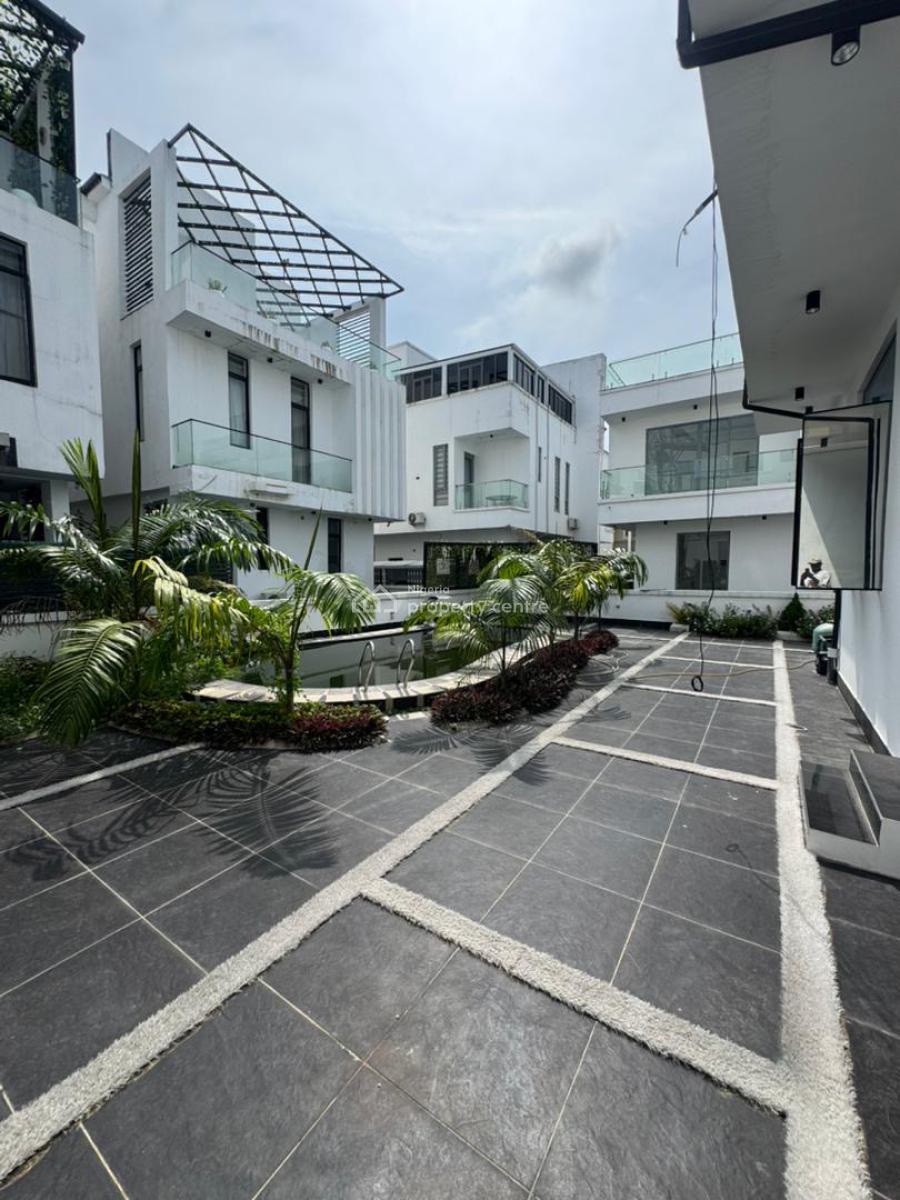 Beautiful 5 Bedroom Duplex with Outdoor Swimming Pool, Bq, Cinema, Osapa, Lekki, Lagos, Detached Duplex for Sale