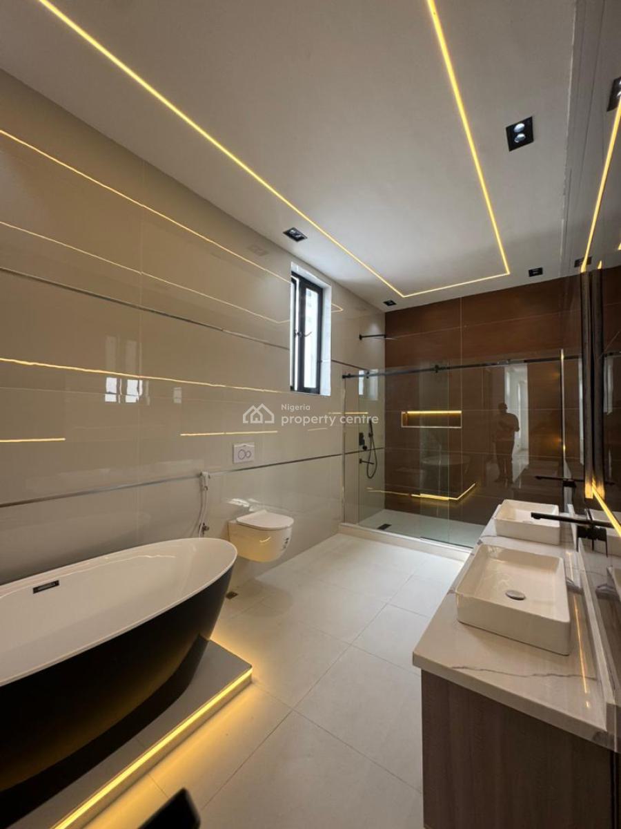 Beautiful 5 Bedroom Duplex with Outdoor Swimming Pool, Bq, & Rooftop, Osapa, Lekki, Lagos, Detached Duplex for Sale