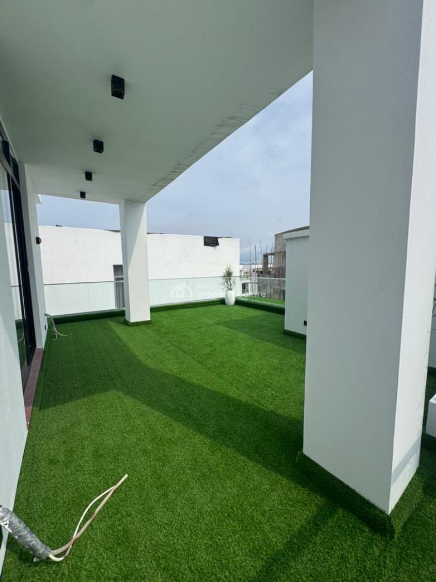 Beautiful 5 Bedroom Duplex with Outdoor Swimming Pool, Bq, & Rooftop, Osapa, Lekki, Lagos, Detached Duplex for Sale