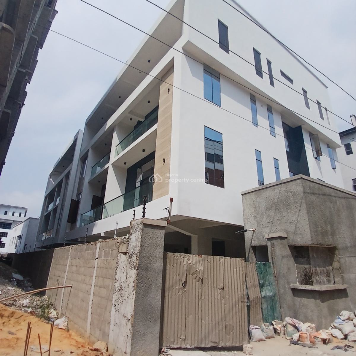 Luxury 4 Bedroom Terrace Duplex with Bq, Lekki Phase 1, Lekki, Lagos, Terraced Duplex for Sale