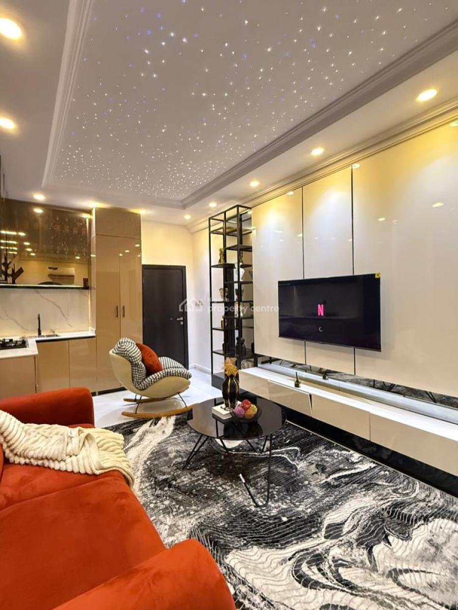 Deluxe 1 Bedroom Apartment with Bath Tub and an Intimacy Kit, Osapa London, Lekki, Lagos, Mini Flat (room and Parlour) Short Let