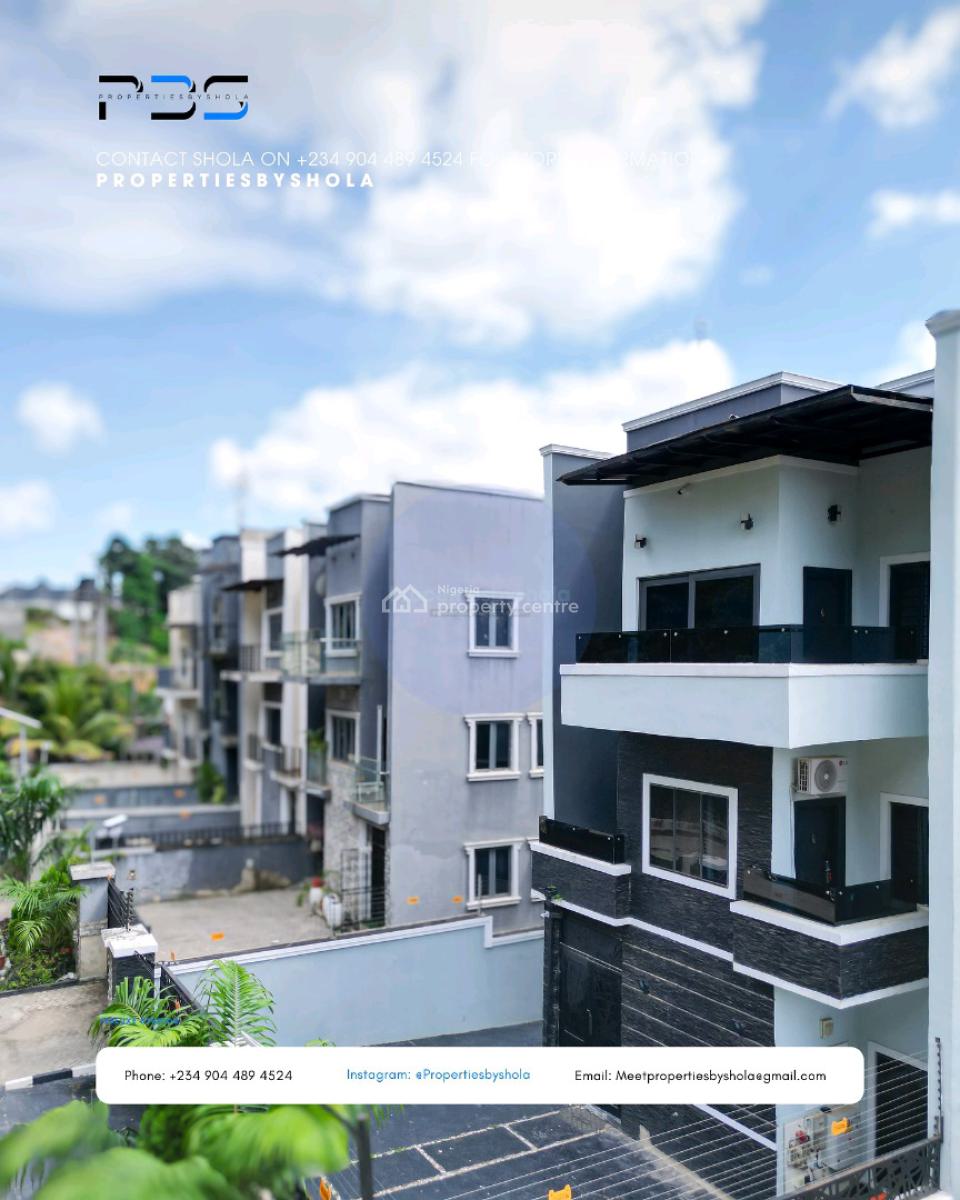 Finished Terrace Duplex Katampe Extension.  Beautifully Finished 4-bed, Guzape District, Abuja, House for Sale