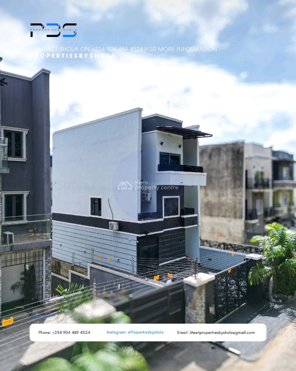 Finished Terrace Duplex Katampe Extension.  Beautifully Finished 4-bed, Guzape District, Abuja, House for Sale