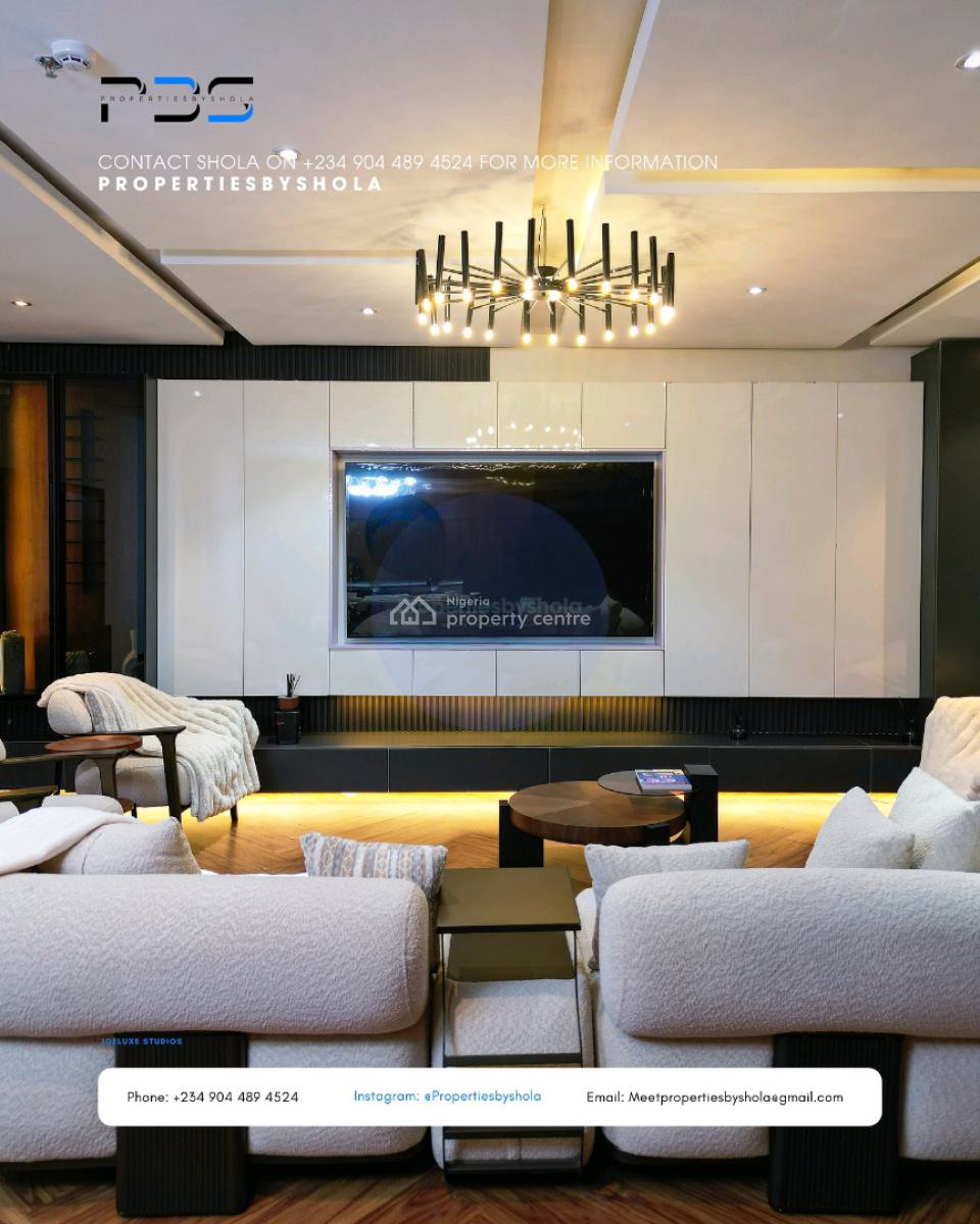 Finished Terrace Duplex Katampe Extension.  Beautifully Finished 4-bed, Guzape District, Abuja, House for Sale