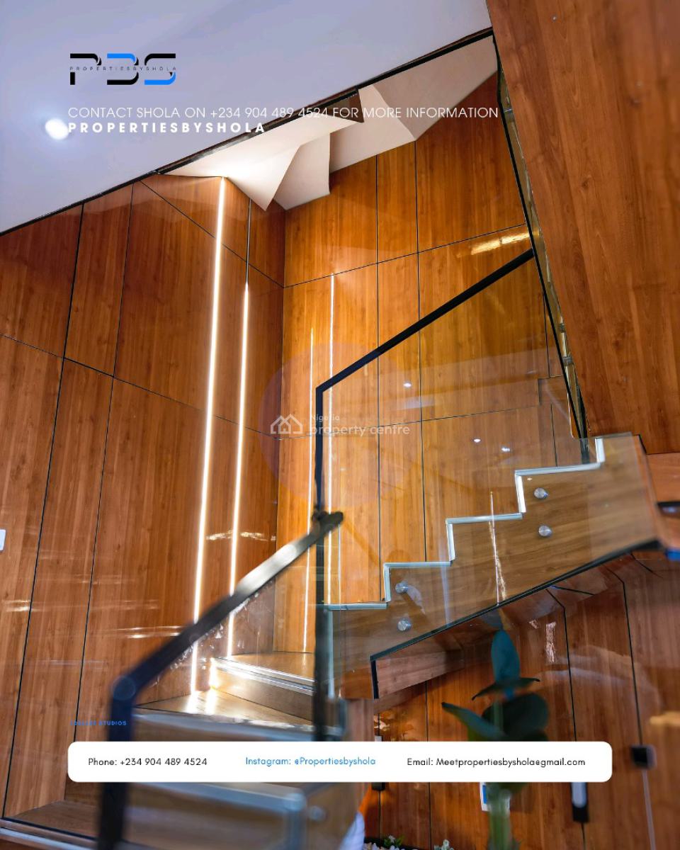 Finished Terrace Duplex Katampe Extension.  Beautifully Finished 4-bed, Guzape District, Abuja, House for Sale