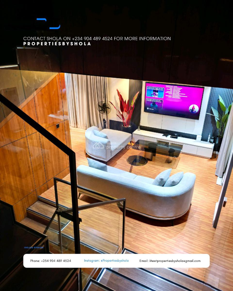 Finished Terrace Duplex Katampe Extension.  Beautifully Finished 4-bed, Guzape District, Abuja, House for Sale