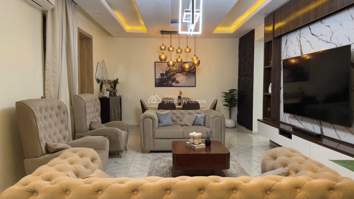 Luxury Furnished 4 Bedroom, Secured Estate,off Ogombo Road By Abraham Adesanya, Ajah, Lagos, Terraced Duplex for Rent