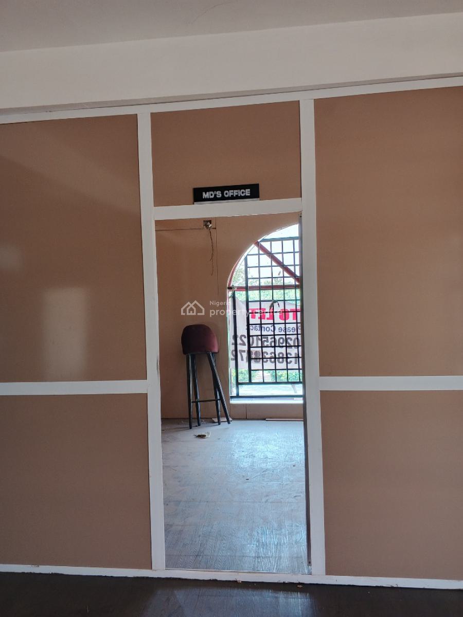 176sqm Office Space on 1st and 2nd Floor with 2 Bedroom Flat Penthouse, Zone 3, Wuse, Abuja, Office Space for Rent