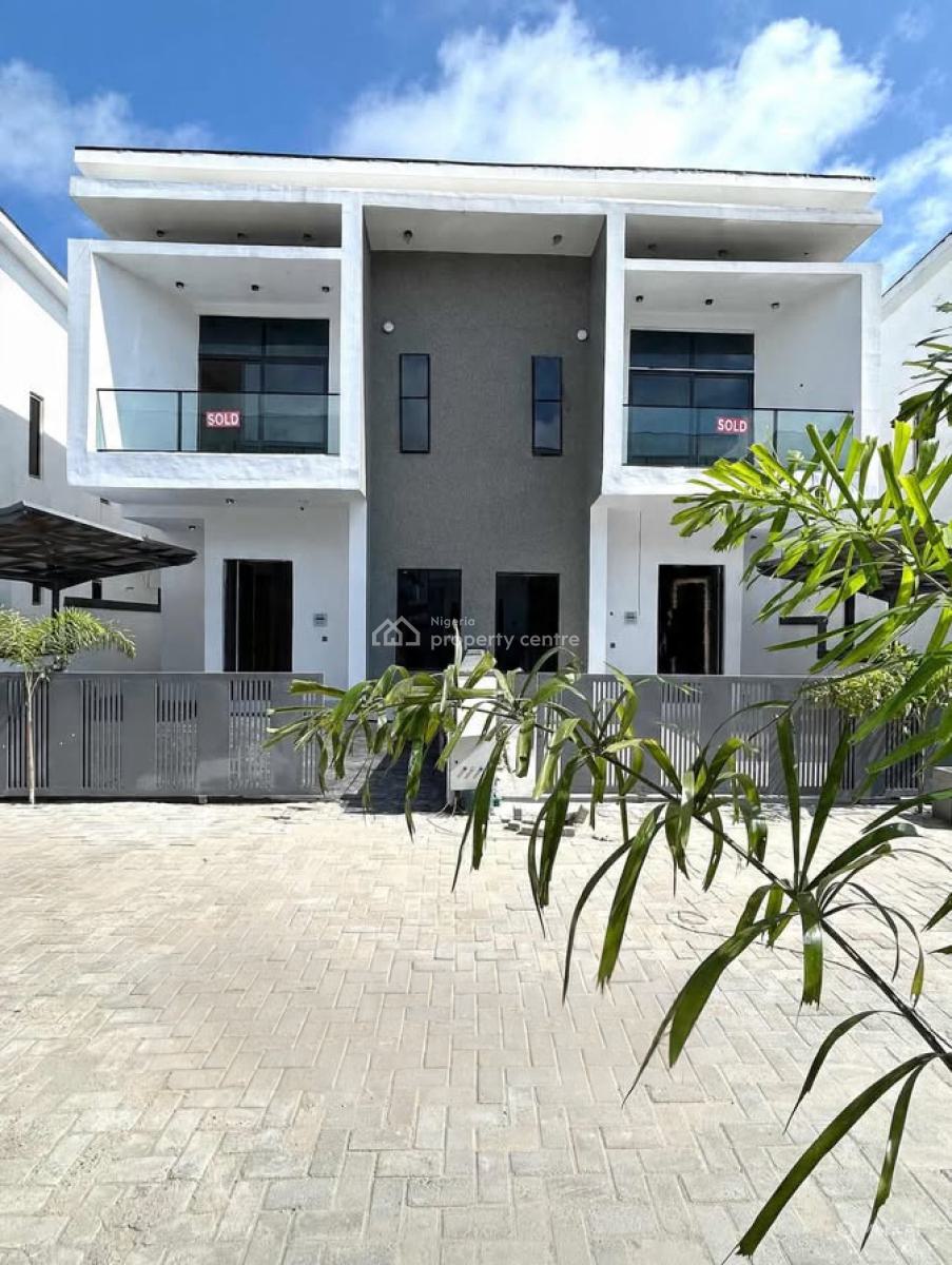 Newly Built 4 Bedroom Semi Detached Duplex with Bq, Orchid, Lekki, Lagos, Semi-detached Duplex for Rent