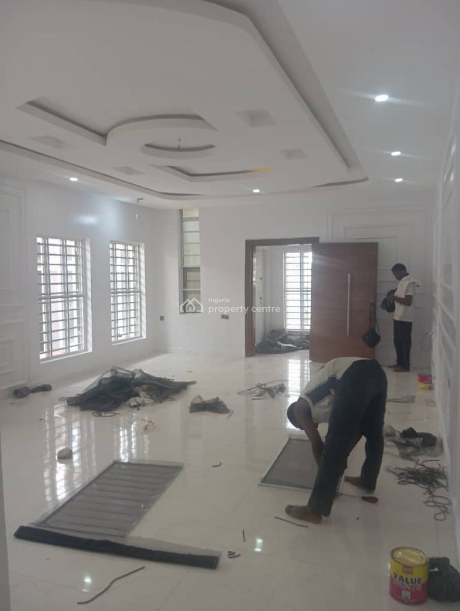 Well Mainland 5 Bedroom Semi Detached Duplex, Peace Estate,by Ogidan.,., Sangotedo, Ajah, Lagos, Semi-detached Duplex for Rent