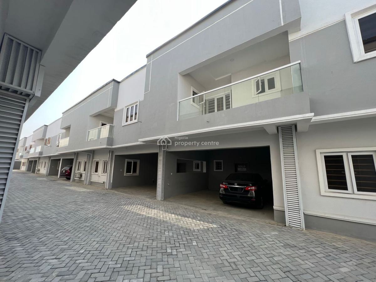 3 Bedrooms Terrace Duplex with a Bq, Pool and Gym, Orchid Road, Lekki, Lagos, Terraced Duplex for Rent