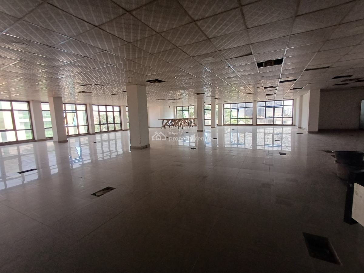360sqm Office Space on The Fourth Floor with Elevators & Gen, Wuse 2, Abuja, Office Space for Rent