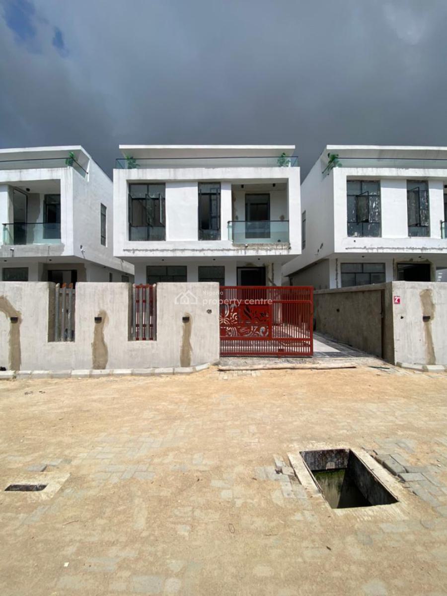 5 Bedroom Fully Detached Duplex with Bq, Second Toll Gate, Lekki, Lagos, Detached Duplex for Sale