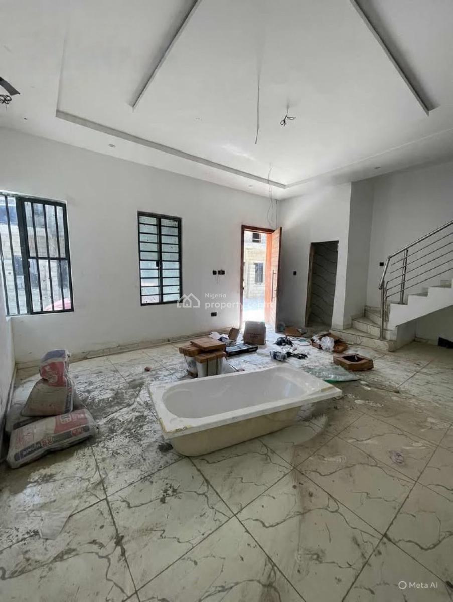 Stunning 4 Bedroom Semi Detached Duplex, Chevron, Lekki, Lagos, Semi-detached Duplex for Rent
