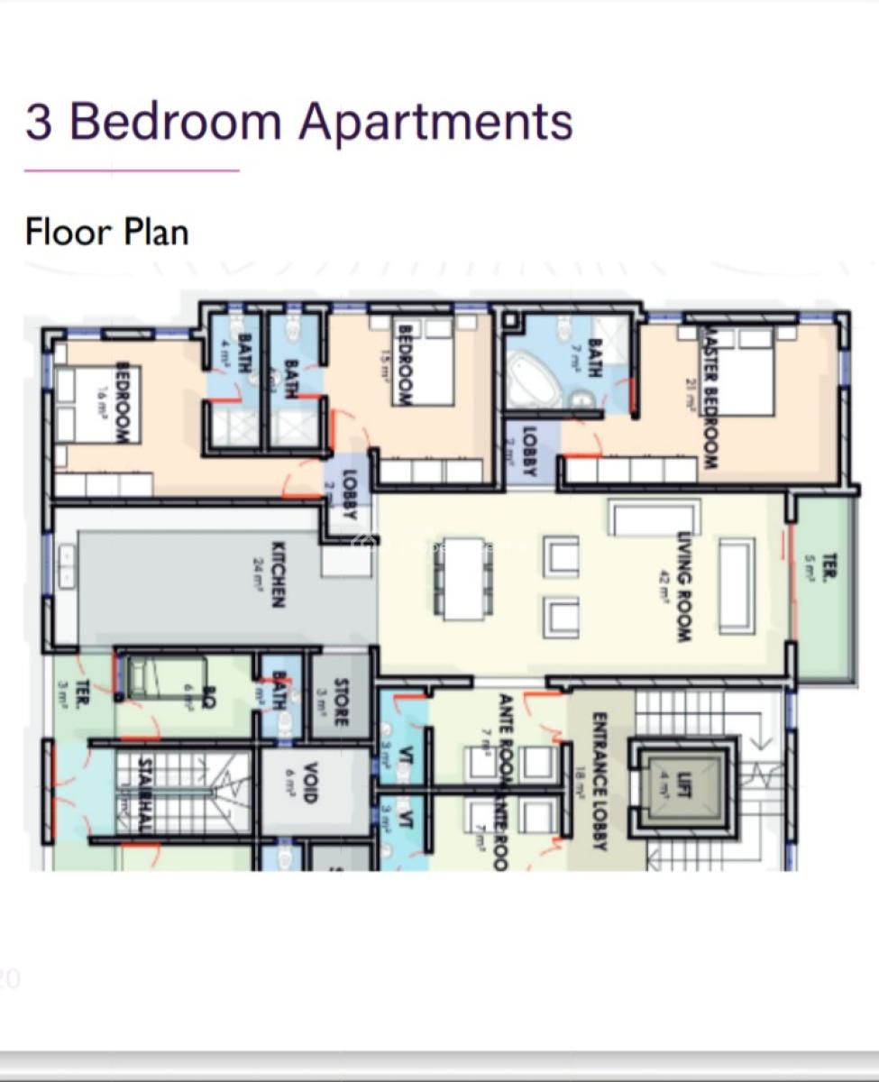 Luxury 3 Bed-rooms Apartment with Bq, Off Adekunle Fajuyi Way, Ikeja Gra, Ikeja, Lagos, Flat / Apartment for Sale