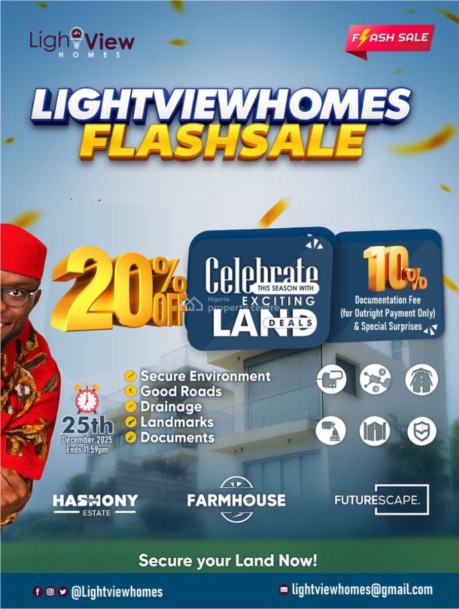 Own It for Less Now, Harmony Estate, Obafemi Owode, Ogun, Mixed-use Land for Sale