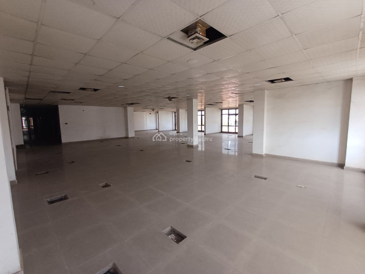 Serviced 381.58sqm Space on The Third Floor with Elevators and Generator, Wuse 2, Abuja, Office Space for Rent