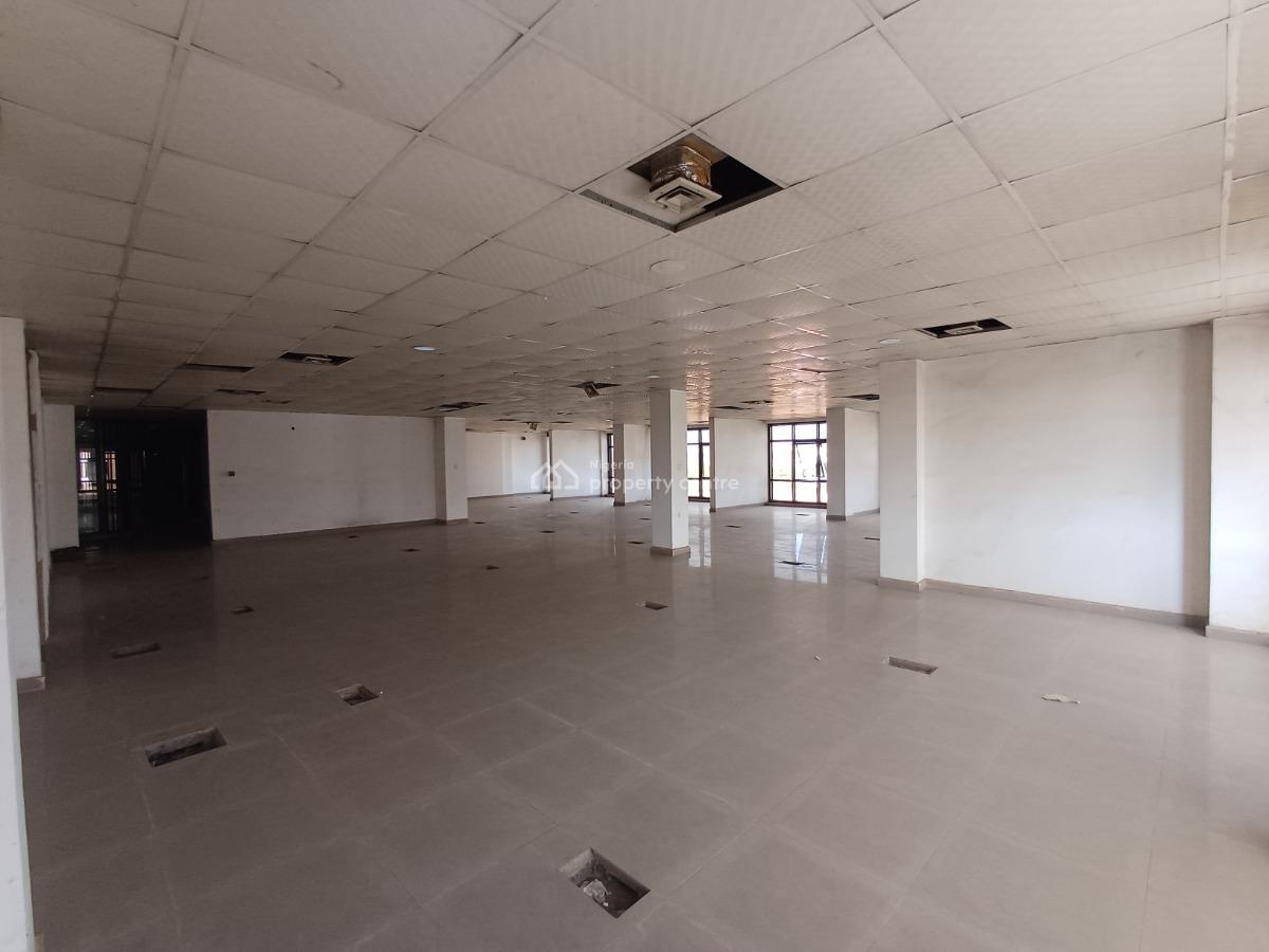 Serviced 381.58sqm Space on The Third Floor with Elevators and Generator, Wuse 2, Abuja, Office Space for Rent