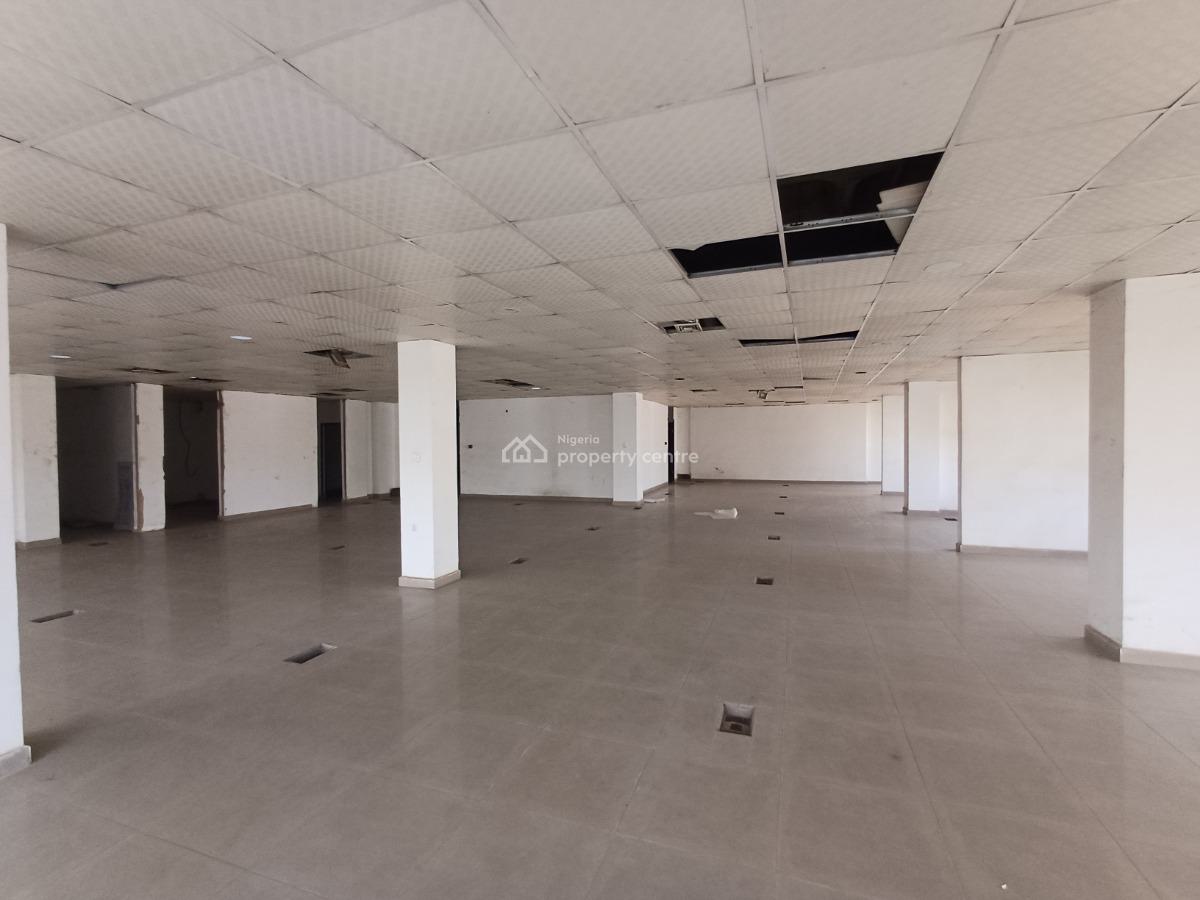 Serviced 381.58sqm Space on The Third Floor with Elevators and Generator, Wuse 2, Abuja, Office Space for Rent