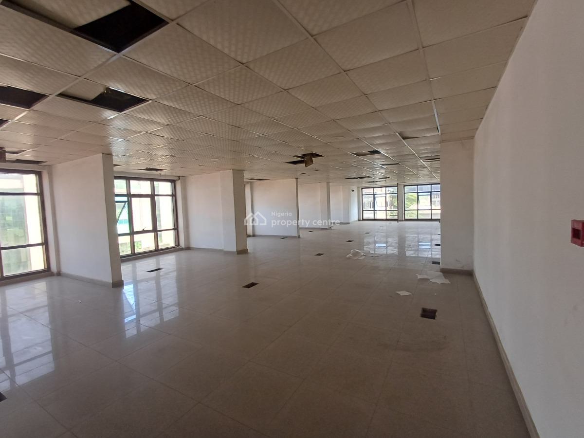 Serviced 381.58sqm Space on The Third Floor with Elevators and Generator, Wuse 2, Abuja, Office Space for Rent