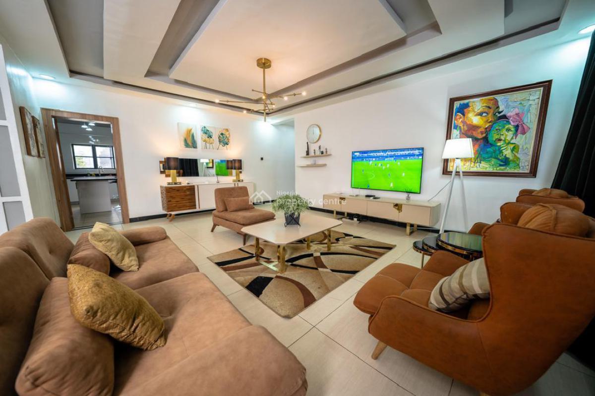 Fully Furnished 3 Bedrooms Serviced Apartment with Swimming Pool, Ikoyi, Lagos, Flat / Apartment for Rent