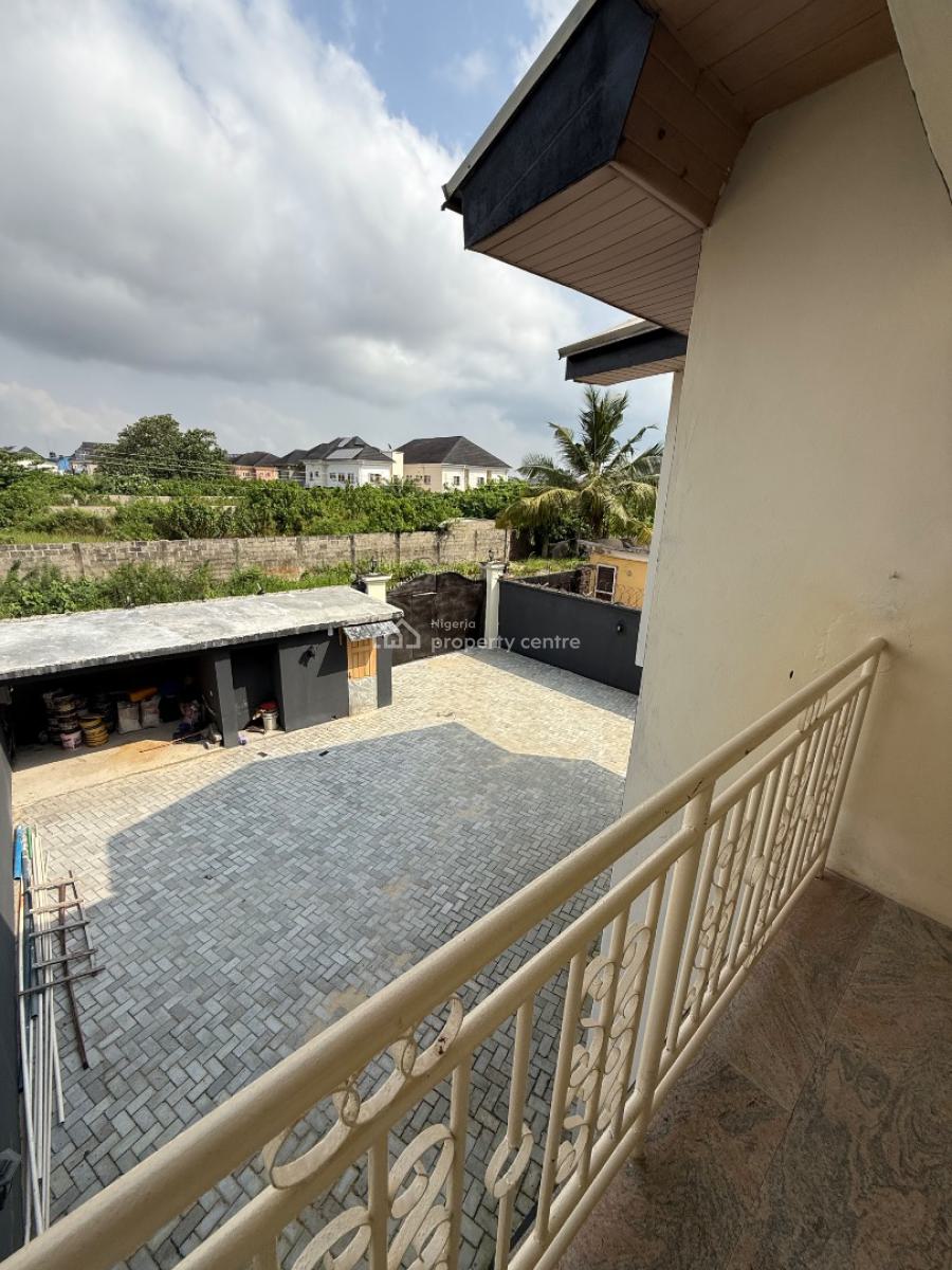 Massive 4 Bedroom Semi Detached Duplex with 2 Room Bq, Lekki Scheme 2 Estate Ogombo Road By Con Oil, Ajah, Lagos, Semi-detached Duplex for Rent
