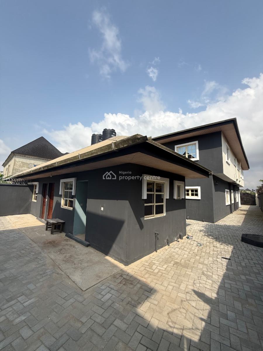 Massive 4 Bedroom Semi Detached Duplex with 2 Room Bq, Lekki Scheme 2 Estate Ogombo Road By Con Oil, Ajah, Lagos, Semi-detached Duplex for Rent