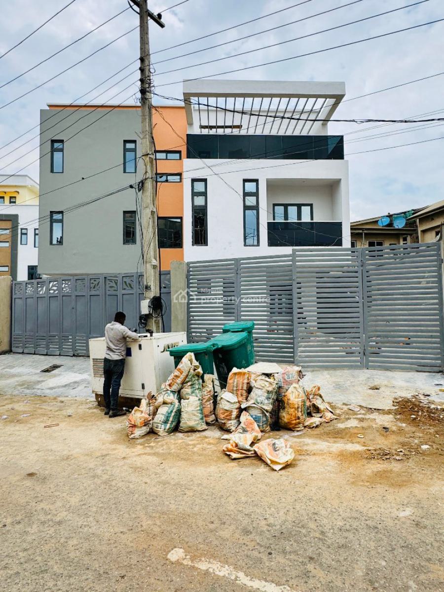 Newly Constructed 4 Bedroom Semi Detached Duplex with Bq, Maryland, Lagos, Semi-detached Duplex for Sale