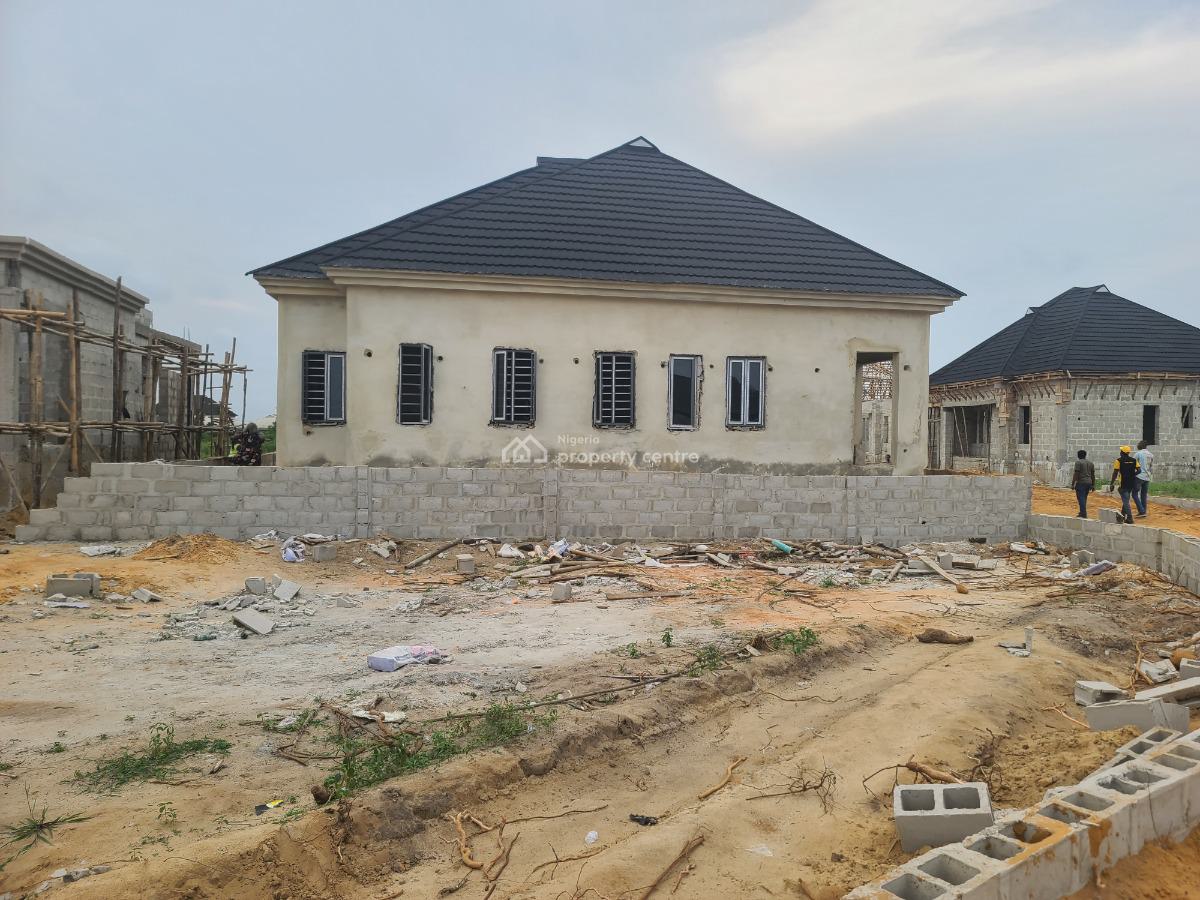 Luxury Living 3bedroom Bungalow with Bq and Solar, Eleranigbe, Ibeju Lekki, Lagos, Detached Bungalow for Sale