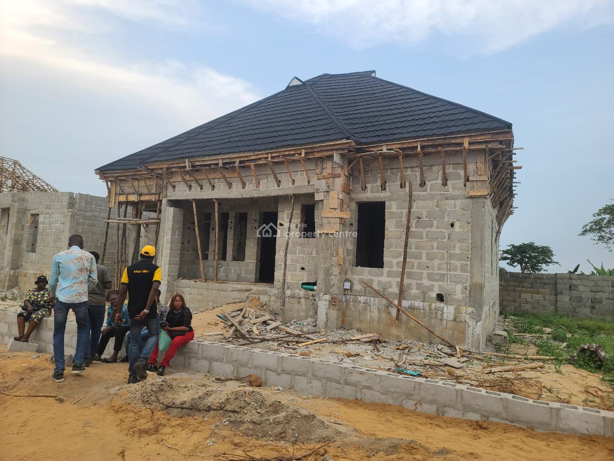 Luxury Living 3bedroom Bungalow with Bq and Solar, Eleranigbe, Ibeju Lekki, Lagos, Detached Bungalow for Sale