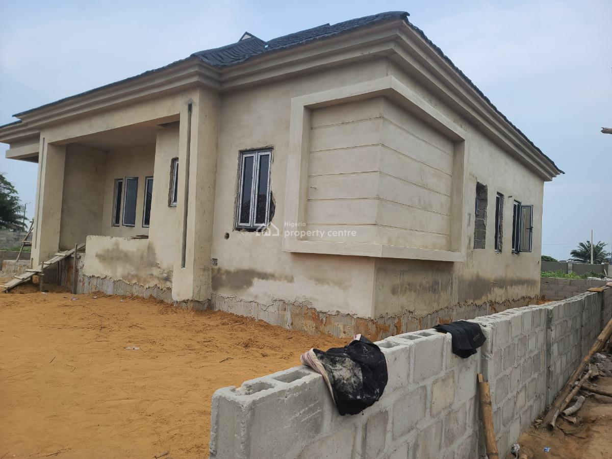 Luxury Living 3bedroom Bungalow with Bq and Solar, Eleranigbe, Ibeju Lekki, Lagos, Detached Bungalow for Sale