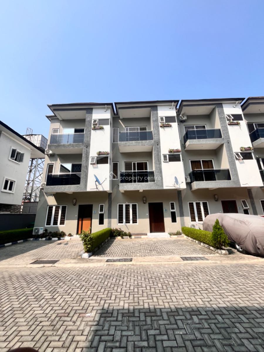 4 Bedroom Terrace Duplex with Bq, Pool, Gym and Play Ground, Ikate, Lekki, Lagos, Terraced Duplex for Rent