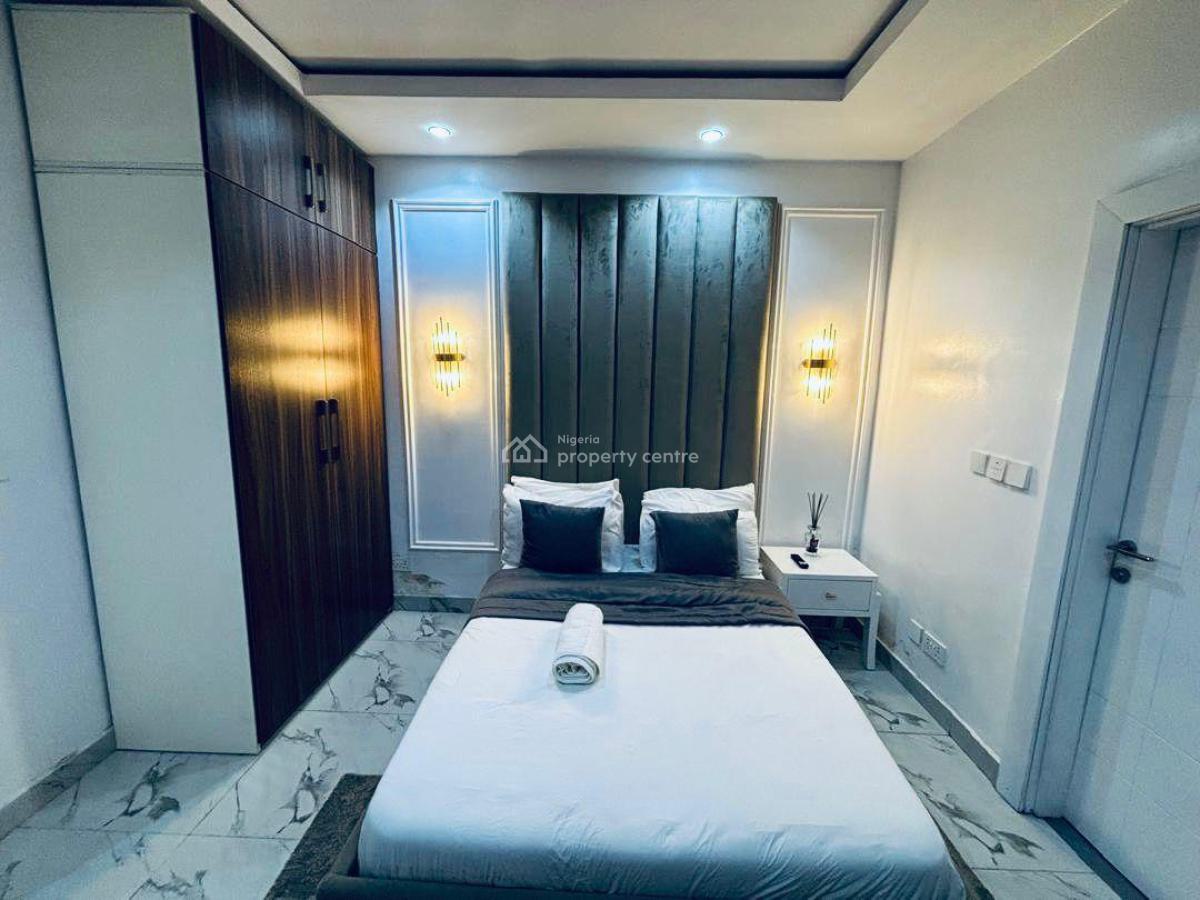 Fully Furnished 2-bedroom Serviced Apartment with All Round Balcony, Lekki Phase 1, Lekki, Lagos, Flat / Apartment for Rent