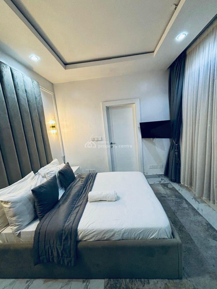 Fully Furnished 2-bedroom Serviced Apartment with All Round Balcony, Lekki Phase 1, Lekki, Lagos, Flat / Apartment for Rent