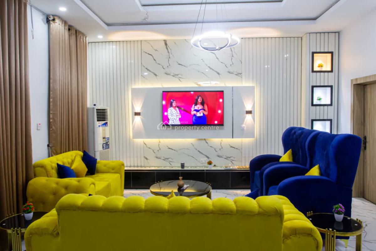 Fully Serviced 4 Bedroom Terrace Duplex Within a Very Secured Estate, Ikota, Lekki, Lagos, Terraced Duplex for Rent