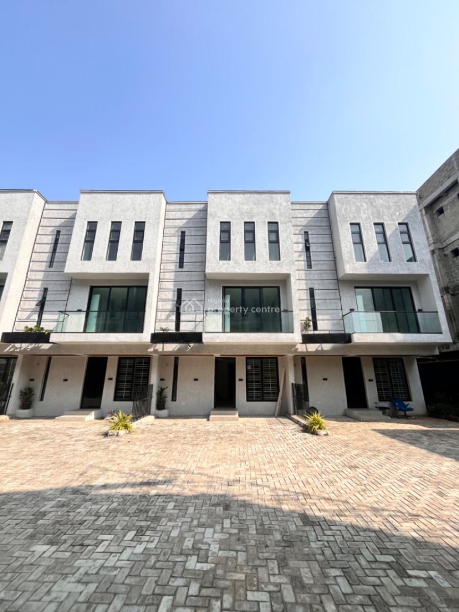 4 Bedroom Terrace Duplex with Bq, Ikate, Lekki, Lagos, Terraced Duplex for Rent